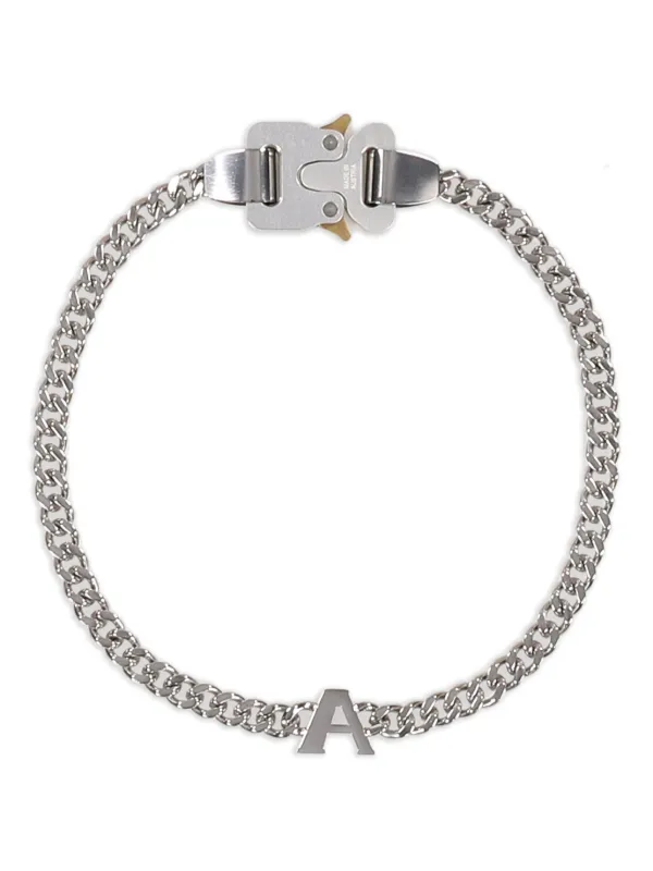 1017 Alyx 9Sm アルファベットロゴネックレス 1017 ALYX 9SM - カリグラフィー ロゴ ネックレス | HBX