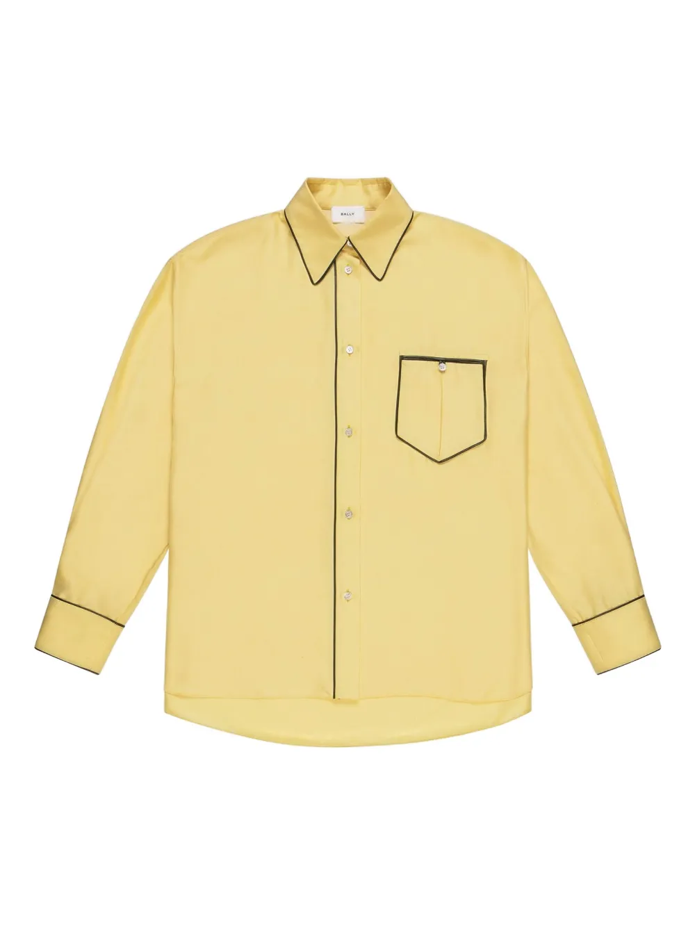 Bally camisa de seda | amarillo | Image 1