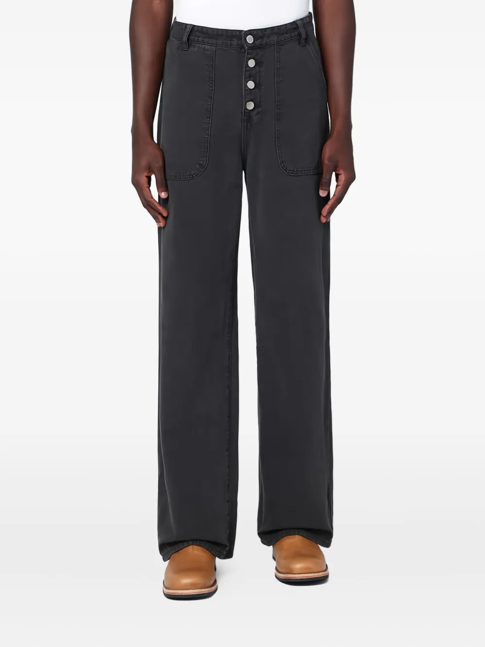 BASKETCASE GALLERY button-fastening jeans | Grey | Image 1