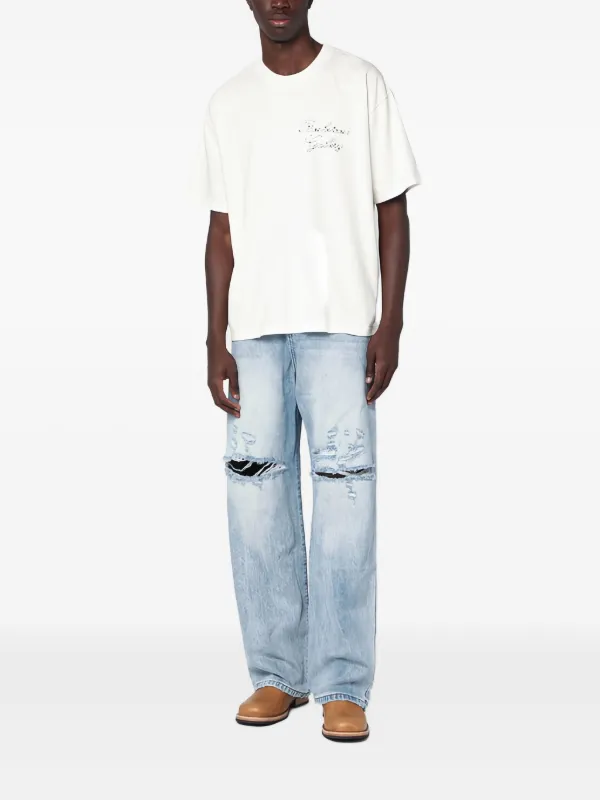 BASKETCASE GALLERY distressed-knee Jeans | Blue | FARFETCH