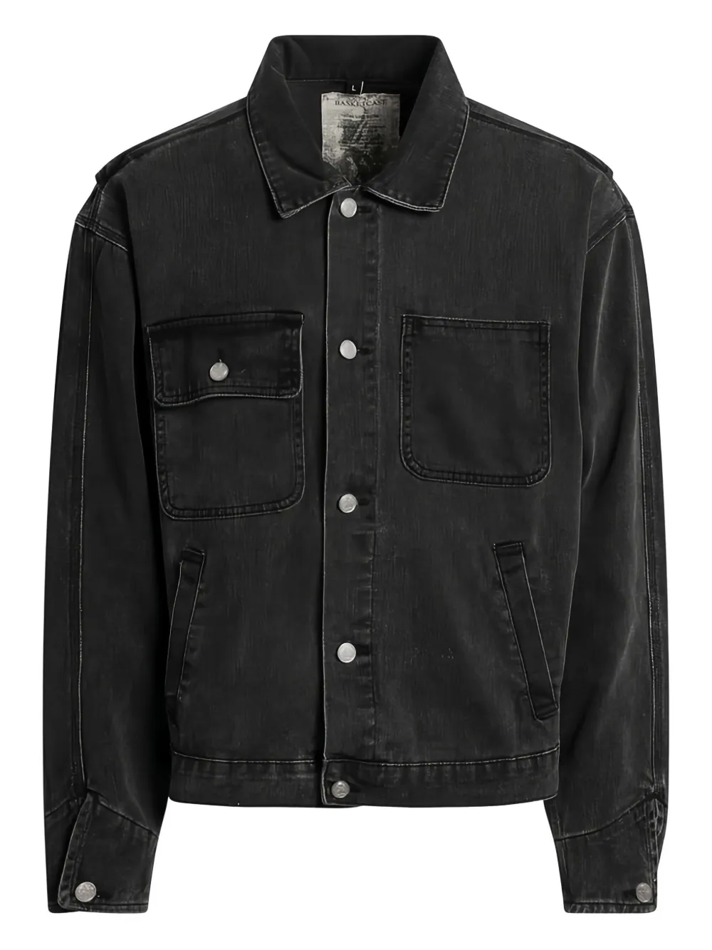 BASKETCASE GALLERY Denim jack met dubbele zak Grijs