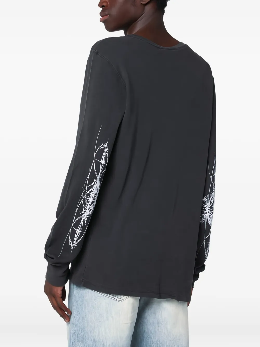 BASKETCASE GALLERY Sweater met abstracte print Grijs