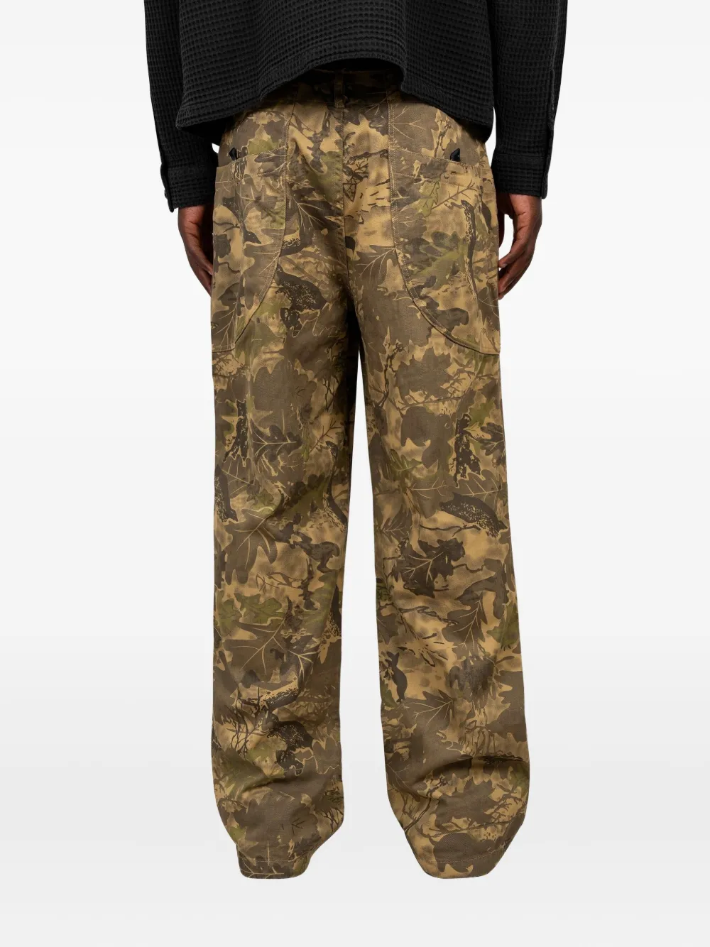 Brain Dead Cargohose Mit Camouflage-print In Brown