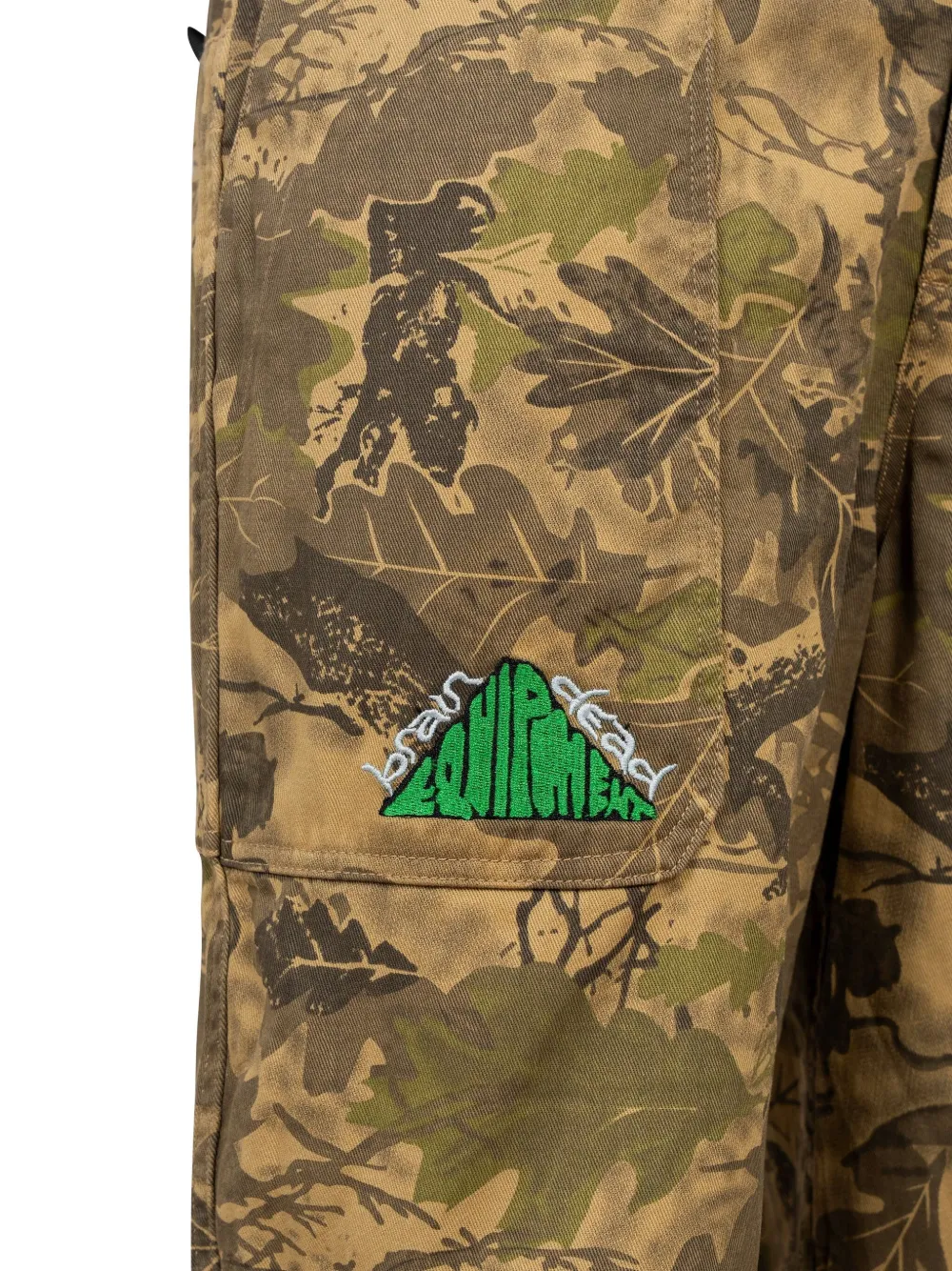 Brain Dead Cargohose Mit Camouflage-print In Brown