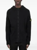 Stone Island 5100006 hooded gauzed-effect sweater - Black
