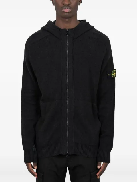 Stone Island 5100006 hooded gauzed-effect sweater