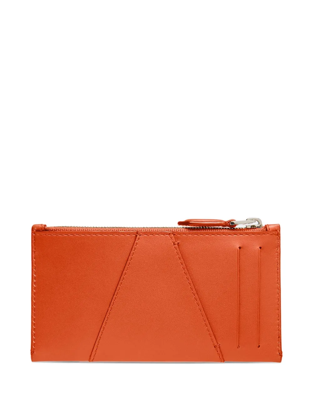 Bally Adley zip-fastening leather card holder - Oranje