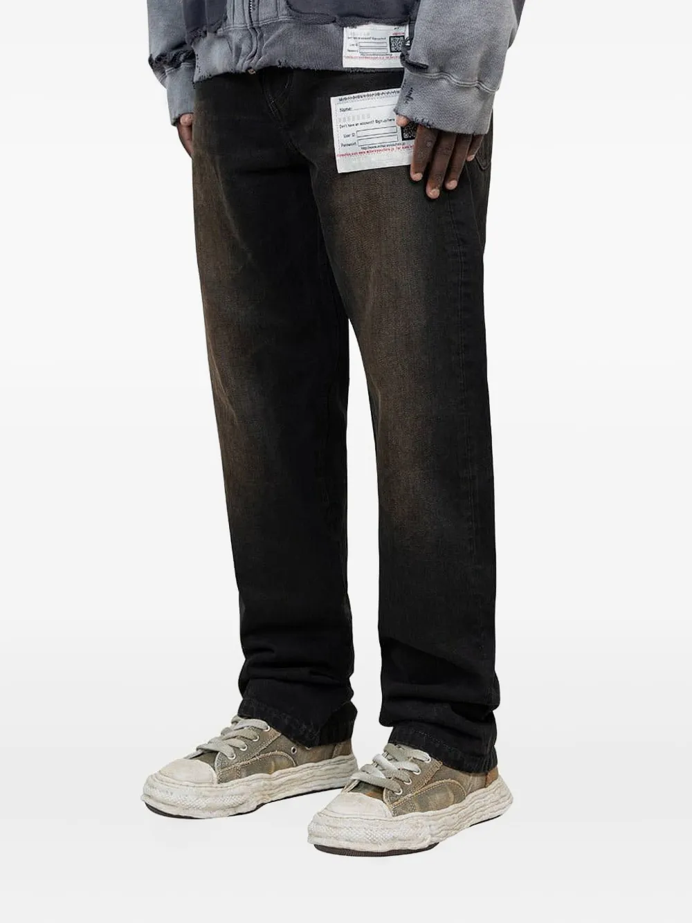 Maison MIHARA YASUHIRO Lola jeans Zwart