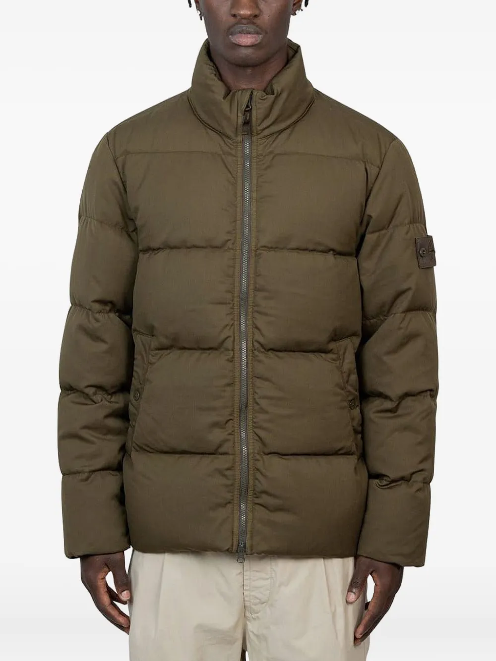 Awake NY quilted puffer jacket | Green | Image 1