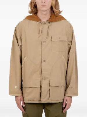Engineered Garments マルチポケット シャツジャケット | グリーン