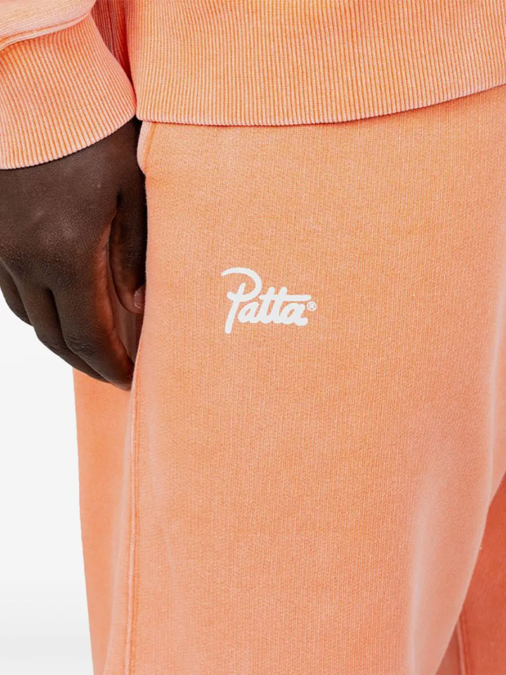 Patta Jogginghose Aus Baumwollgemisch In Orange