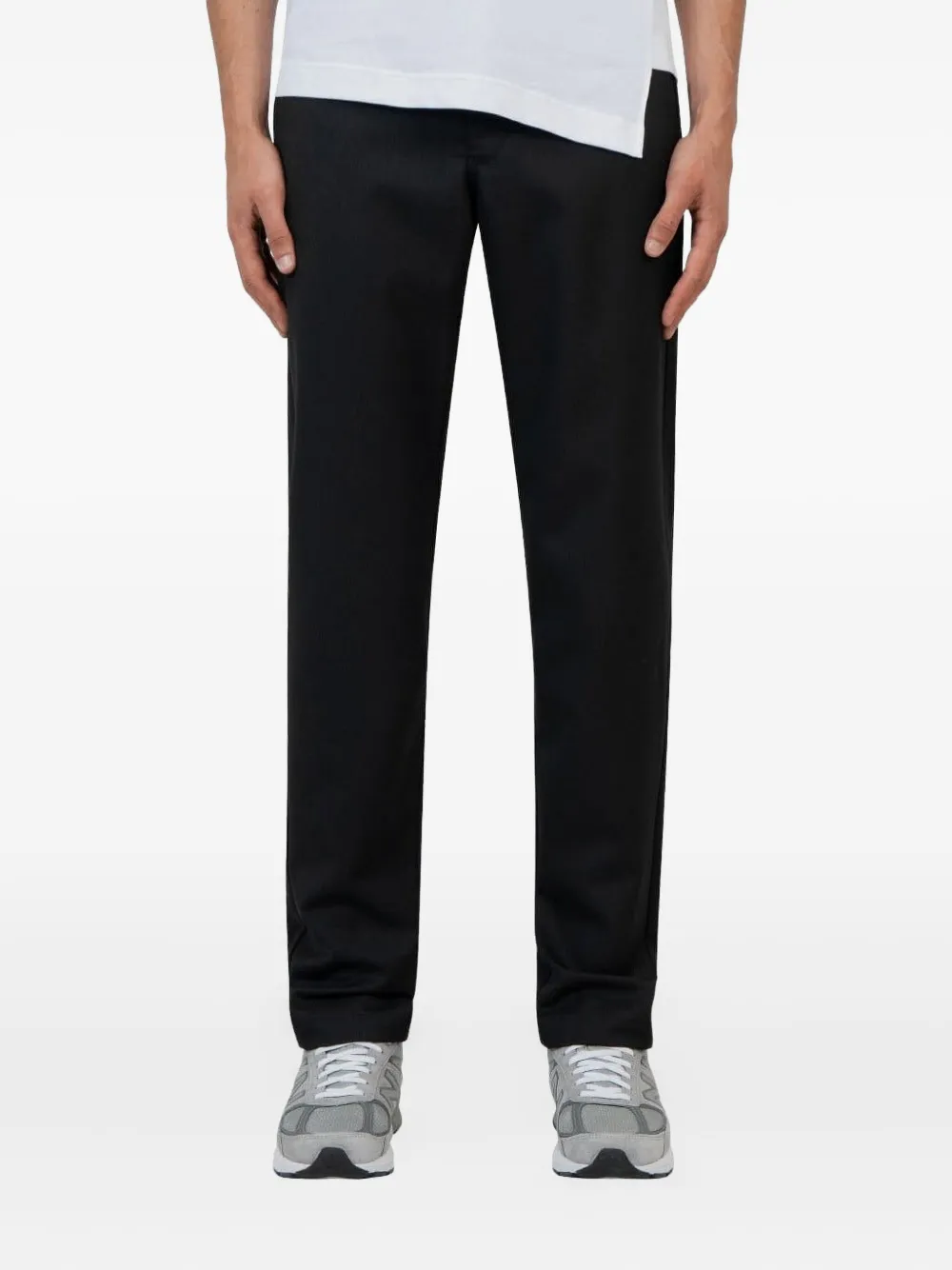 Comme Des Garçons Shirt wool trousers - ブラック Comme Des Garçons Shirt wool trousers - ブラック