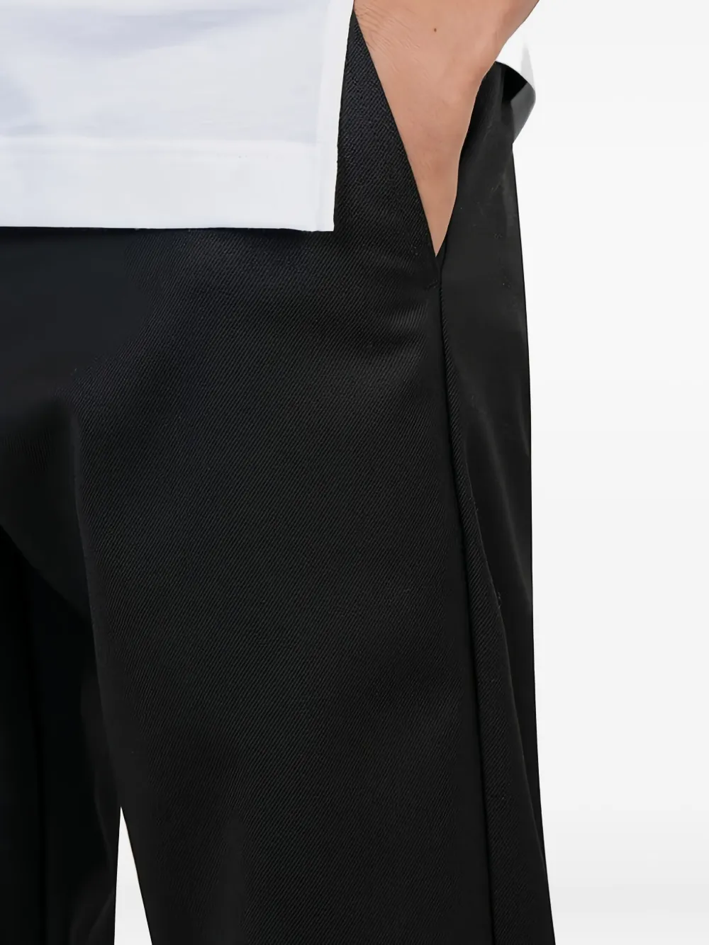 Comme Des Garçons Shirt Wollen broek Zwart