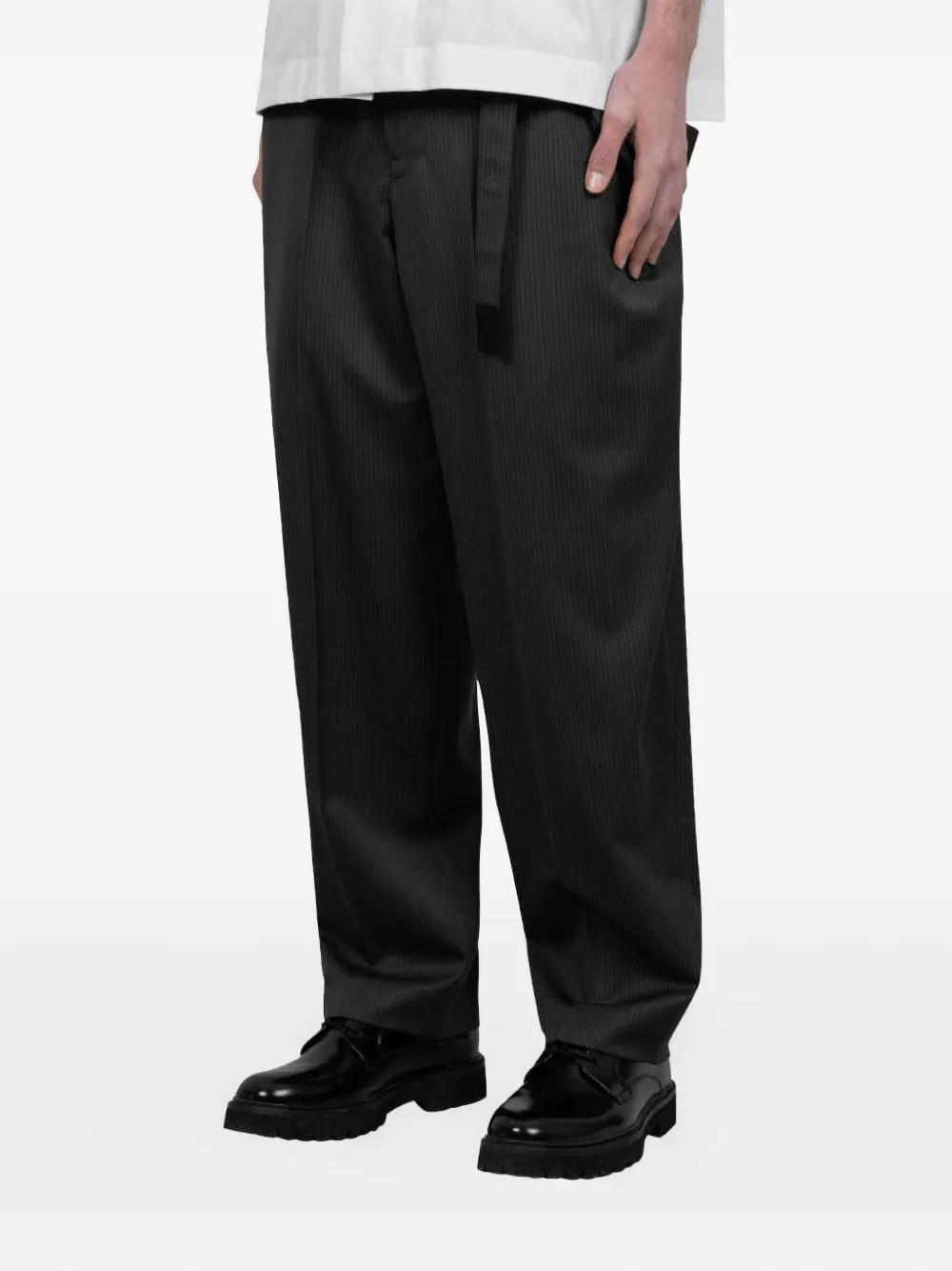 Sacai Wollen broek - Zwart