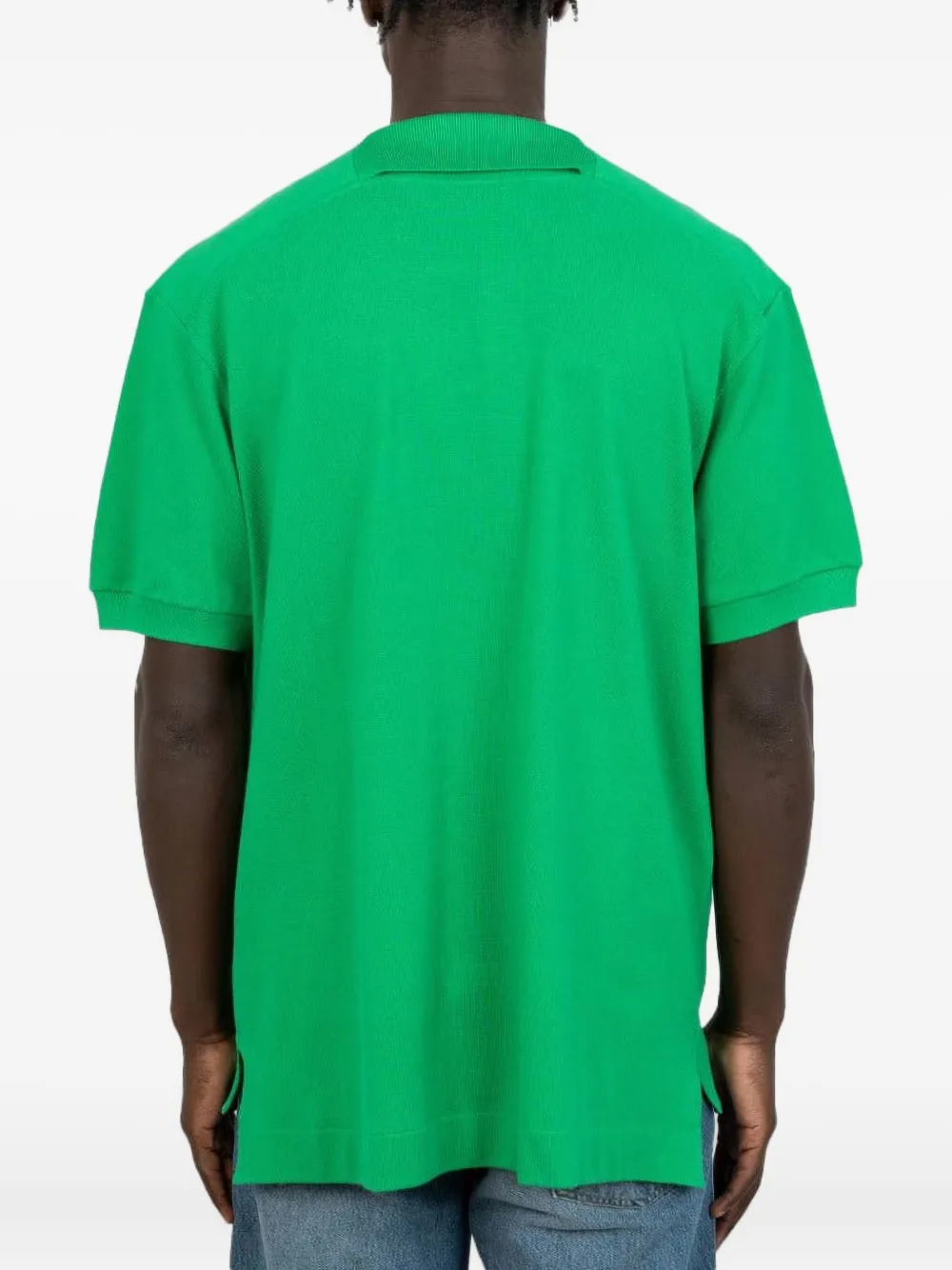 Lacoste Poloshirt met logo-applicatie TAUPE