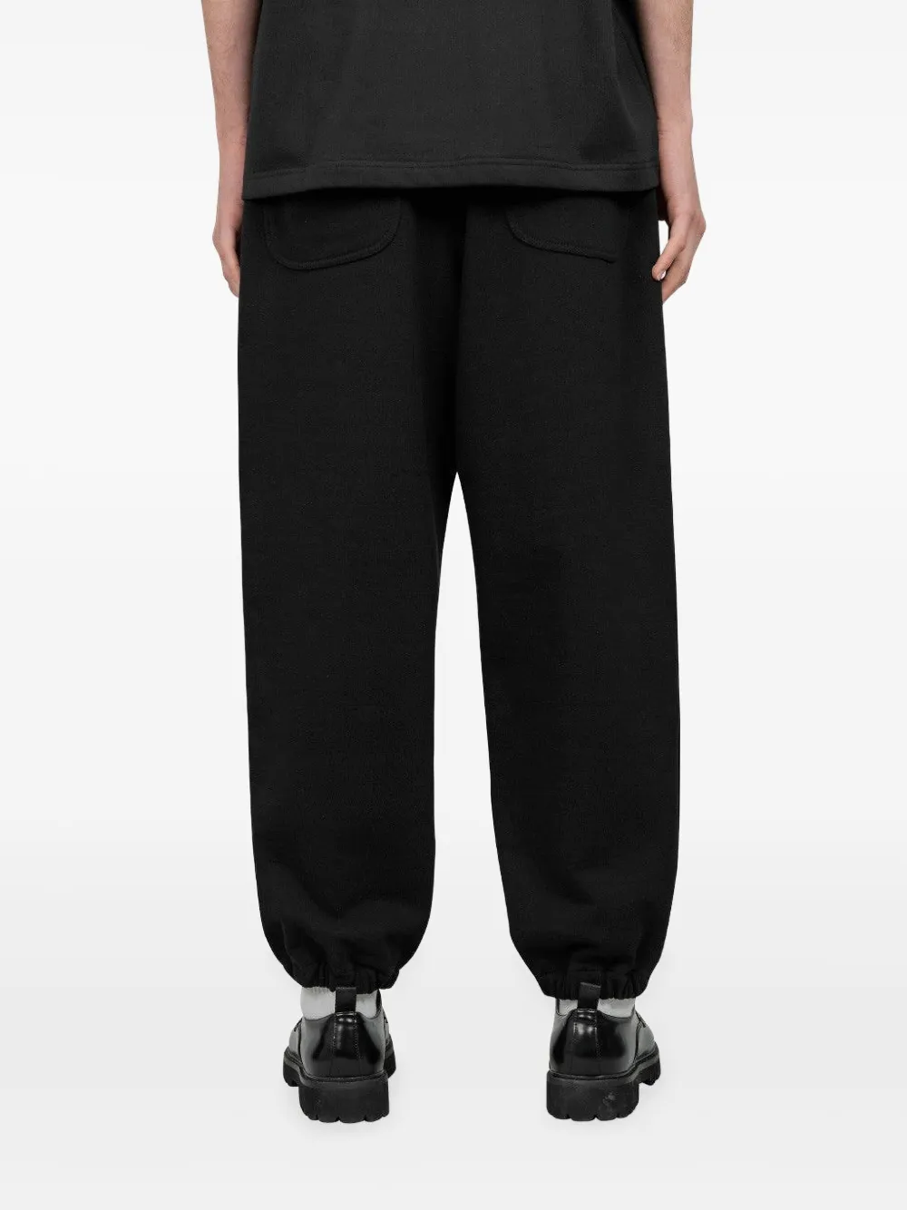 Comme Des Garçons Homme Deux Logo-print Track Pants In Black