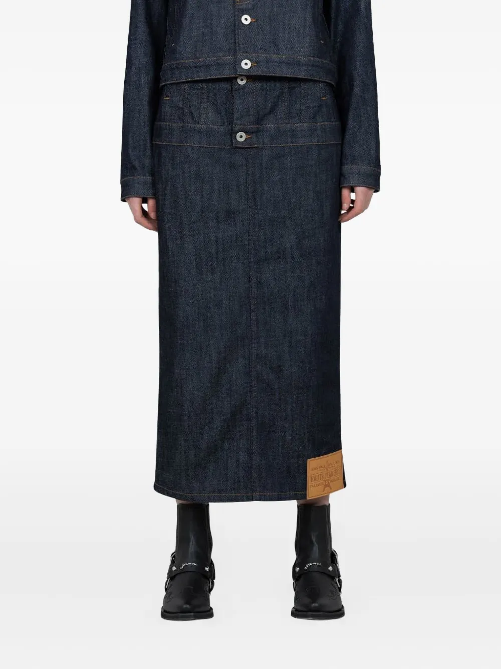 Jean Paul Gaultier デニムスカート - BLUE Jean Paul Gaultier デニムスカート - BLUE