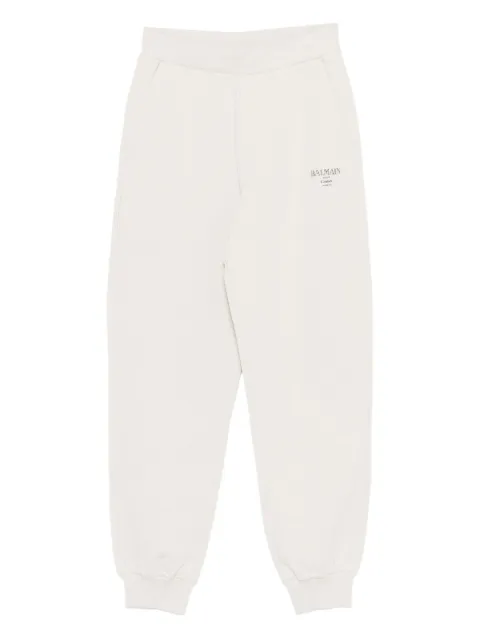 Balmain Kids logo-embroidered tracksuit bottoms