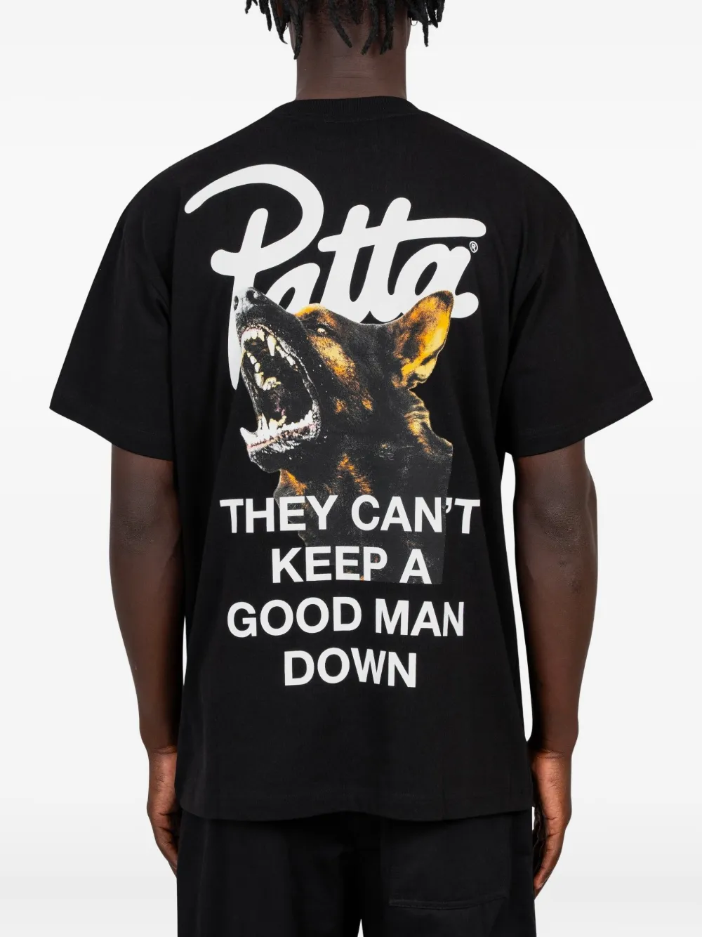 Patta Bark Graphic-print Cotton T-shirt In Black