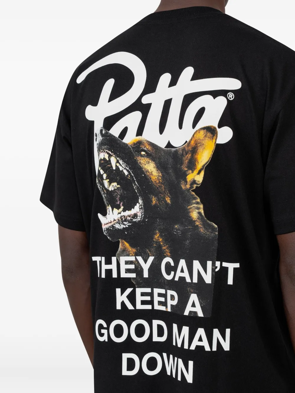 Patta Bark Graphic-print Cotton T-shirt In Black