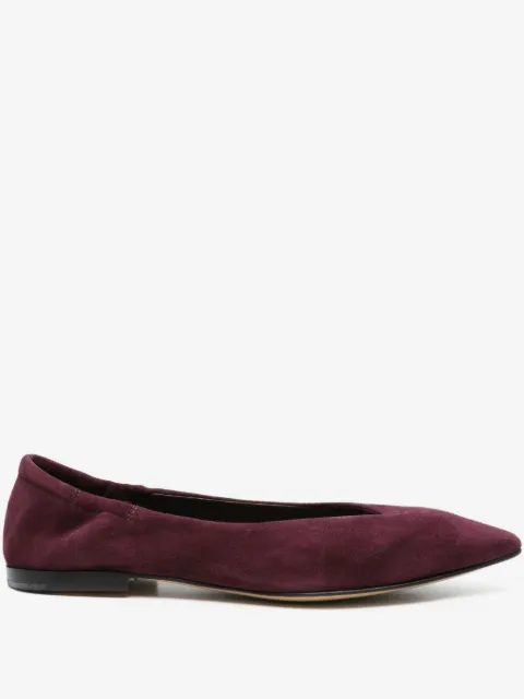 Pomme D´Or flats de gamuza con puntera en punta