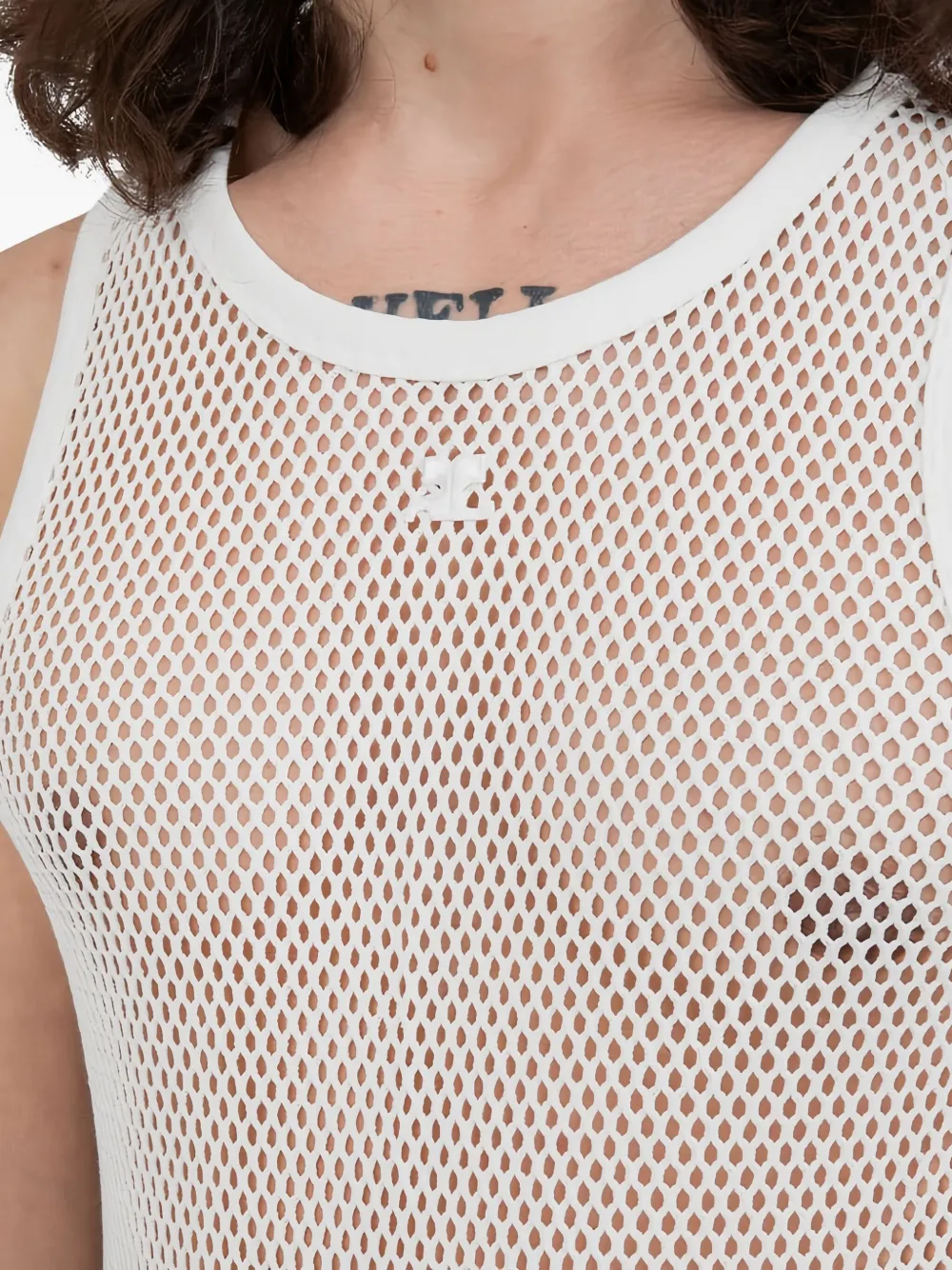 C.P. Company mesh vest Wit