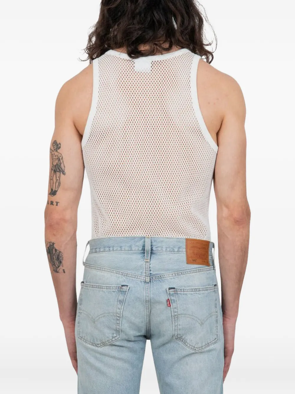 C.P. Company mesh vest Wit