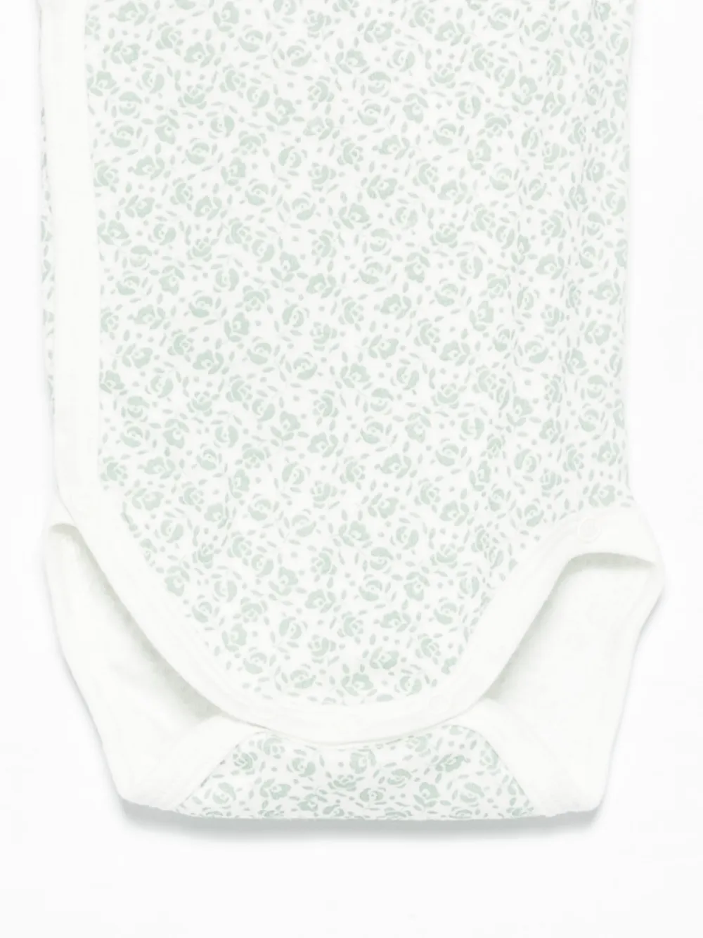 Petit Bateau Drie rompers met print Wit