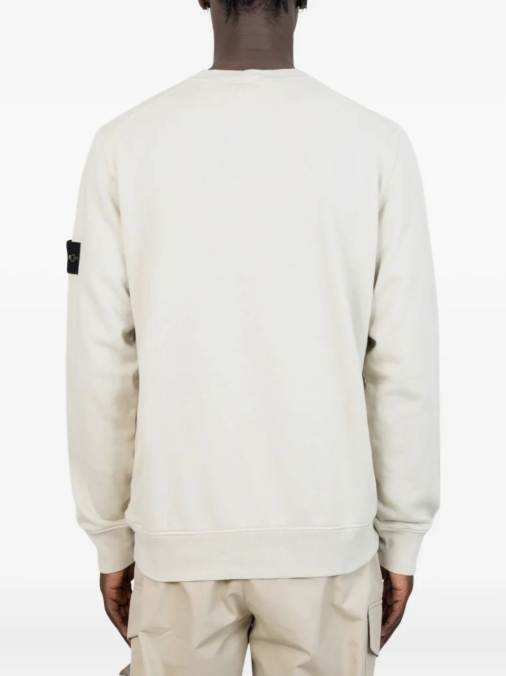 C.p. Company Sweatshirt Mit Kompass-patch In Brown