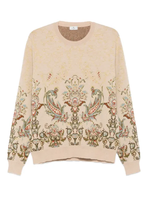 ETRO paisley-pattern crew-neck sweater