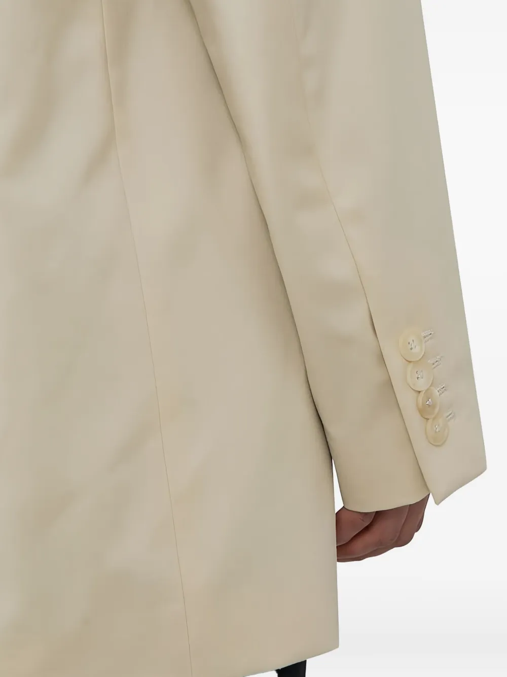 Auralee Wollen blazer Beige