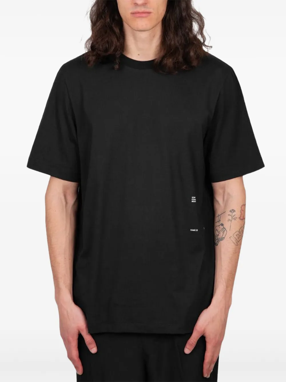 OAMC T-shirt met grafische print Noir