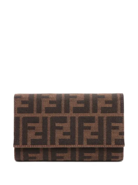 Fendi Pre-Owned zucca monogram bi-fold wallet