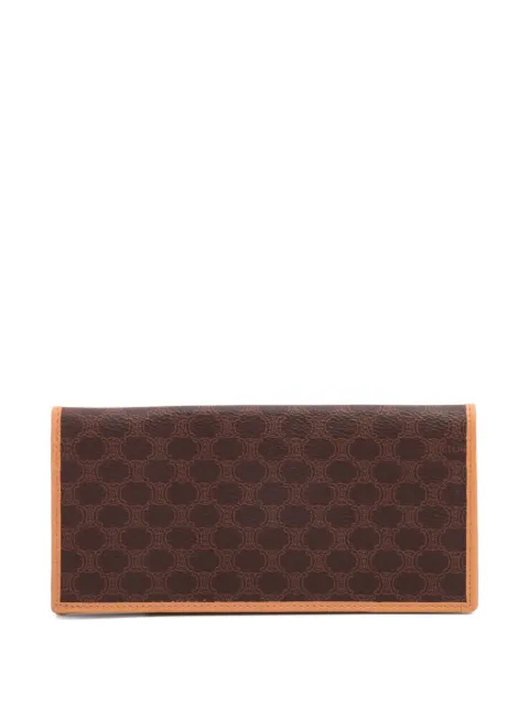 Céline Pre-Owned Macadam monogram leather long wallet