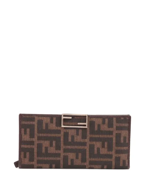 Fendi Pre-Owned zucca monogram pattern wallet