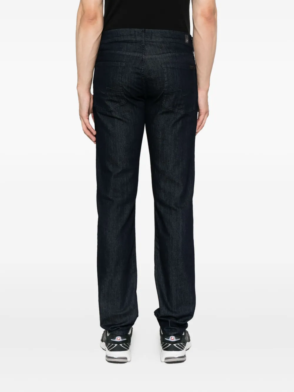 7 For All Mankind Jeans met logopatch Blauw