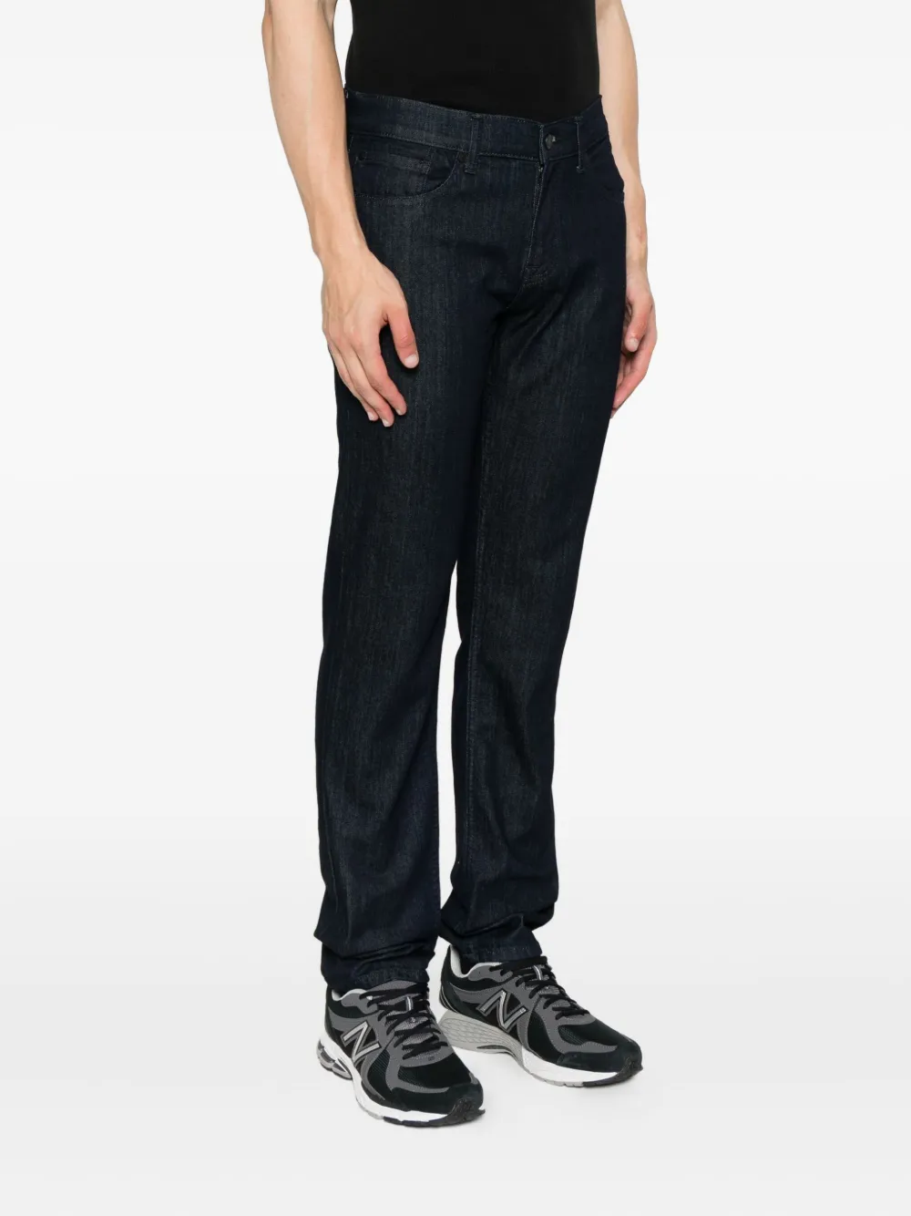 7 For All Mankind Jeans met logopatch Blauw