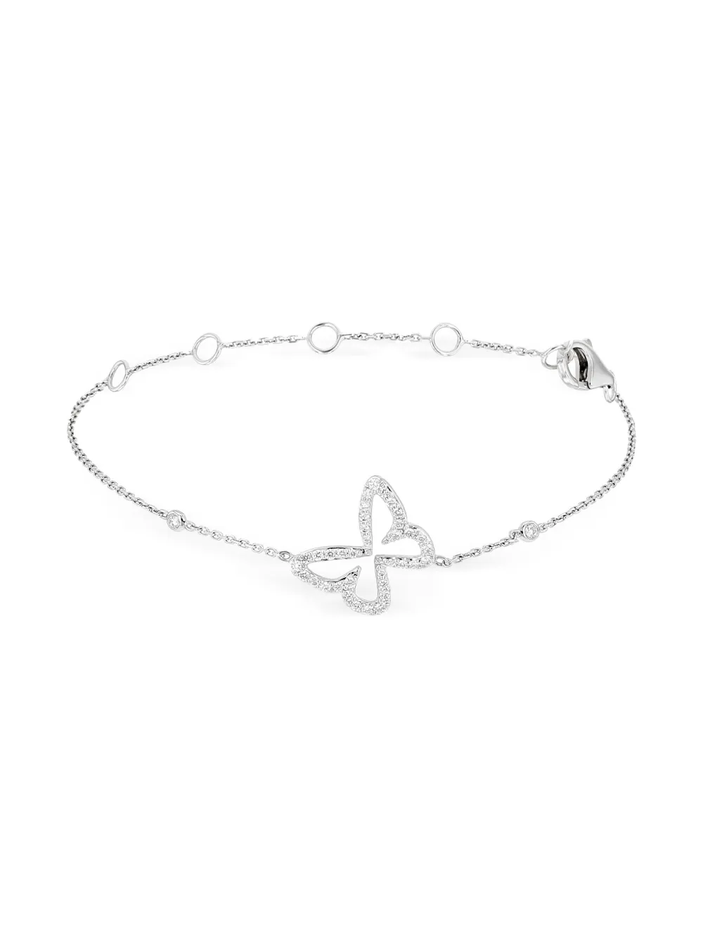 Messika Pre-owned white gold Butterfly diamond bracelet - Bianco