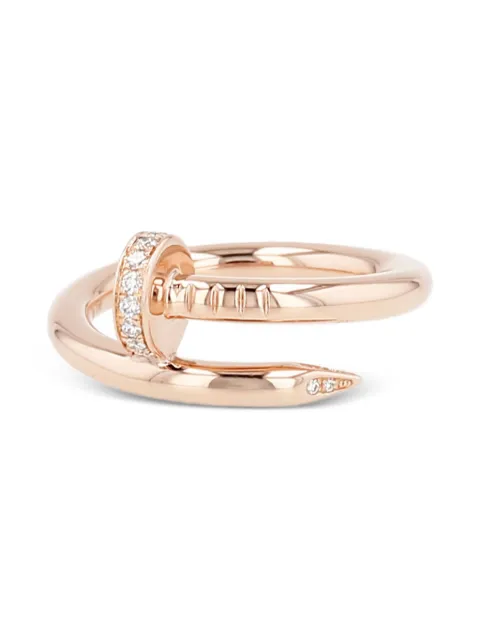 Cartier 18kt rose gold Juste Un Clou diamond ring