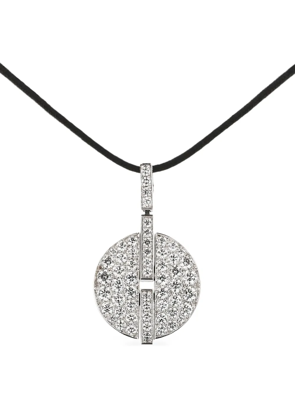 Cartier 18K white gold Himalia diamond pendant | White | Image 1