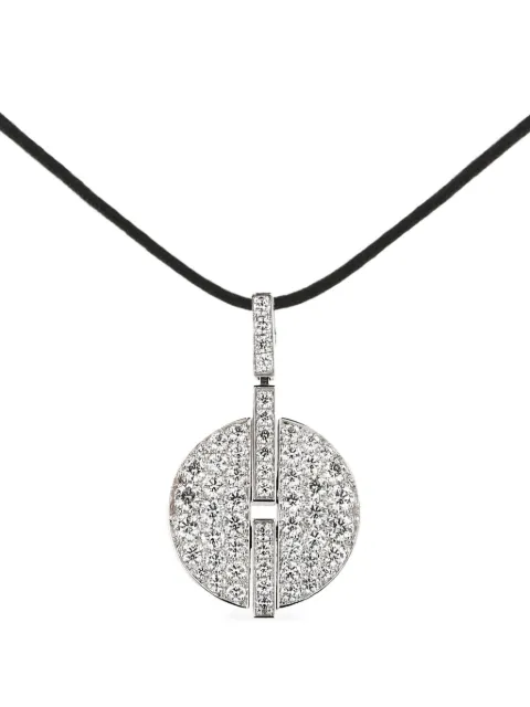 Cartier 18K white gold Himalia diamond pendant