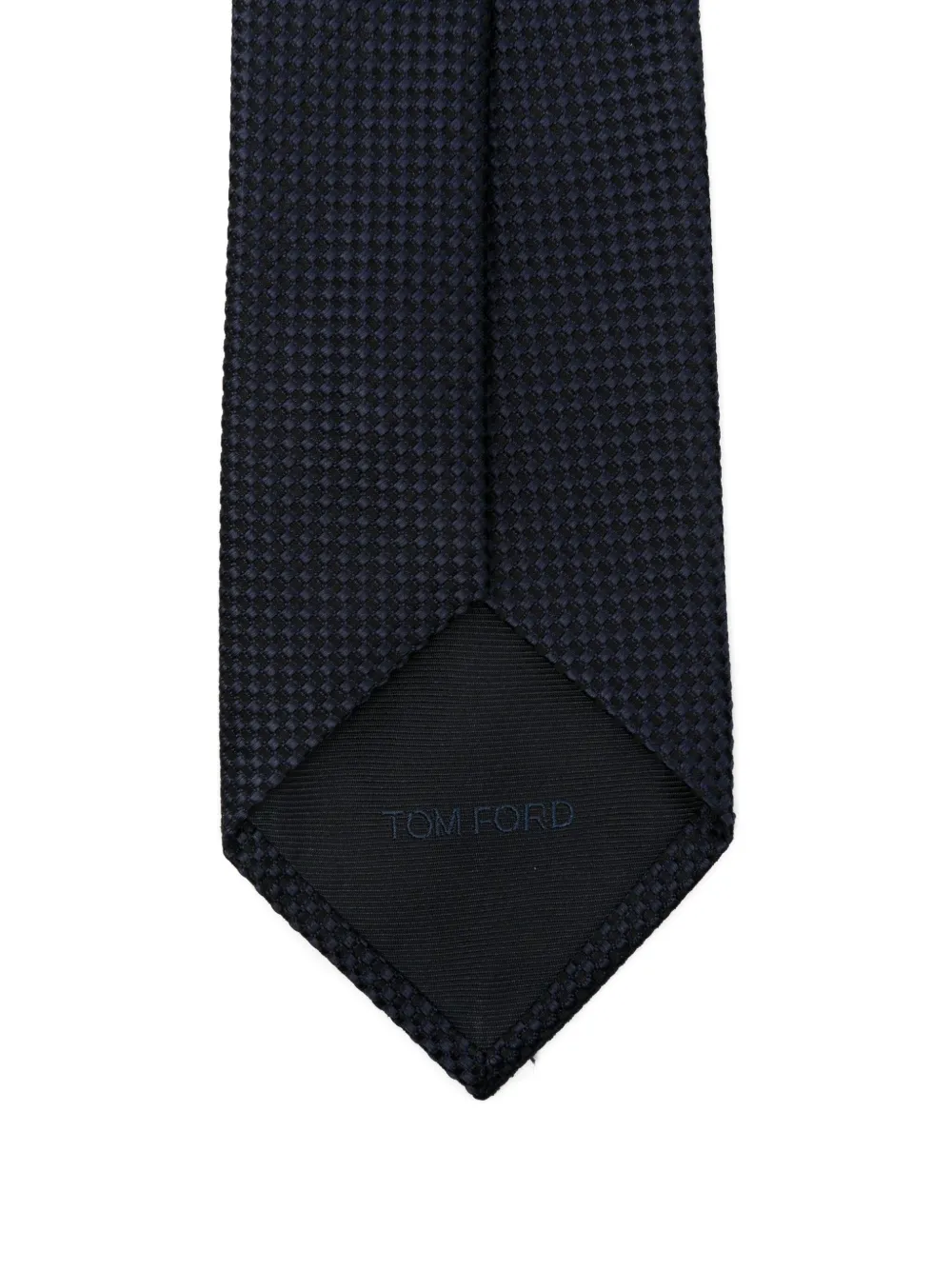 TOM FORD micro-pattern tie Blauw