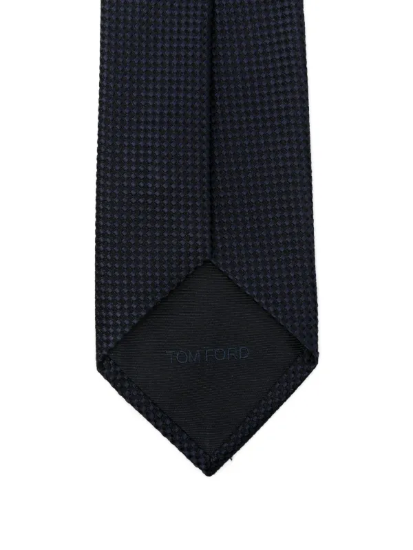 【新品】TomFord パターンネクタイ TOM FORD マイクロパターン ネクタイ | ブルー | FARFETCH JP