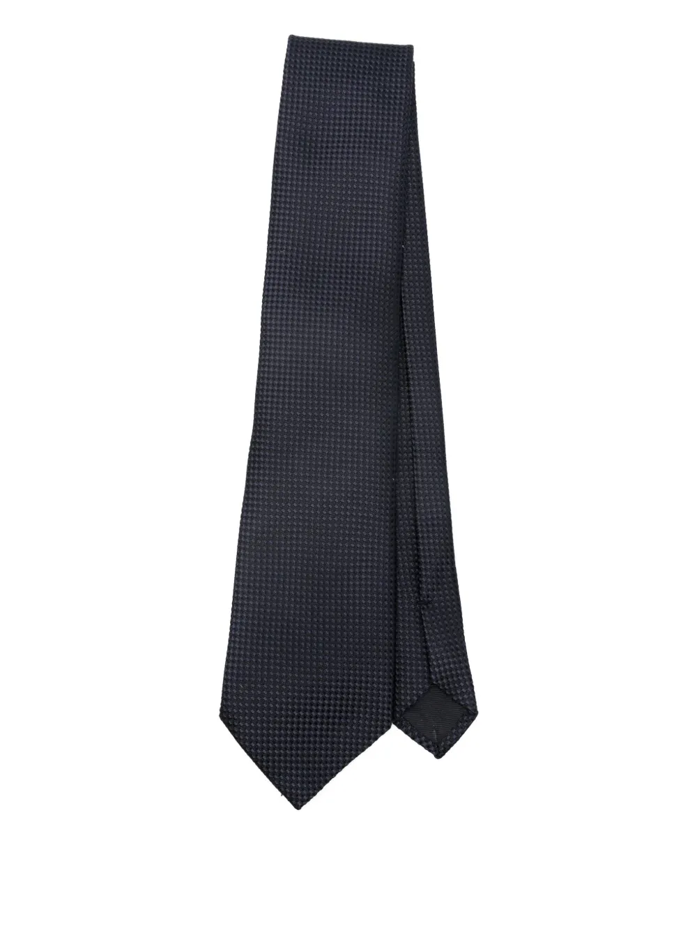 TOM FORD micro-pattern tie Blauw