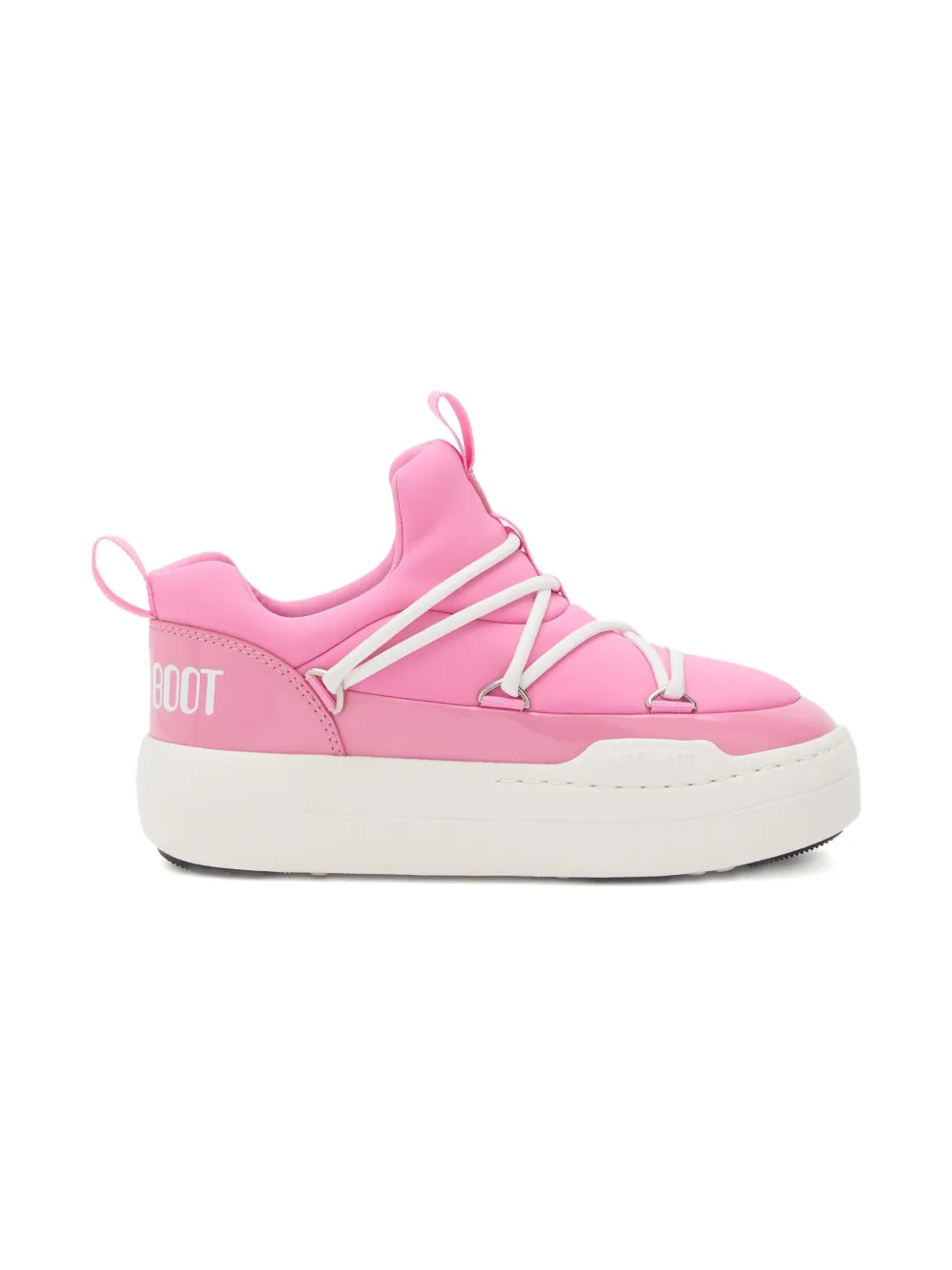 Moon Boot Park Lace-up Low-top Sneakers In Pink