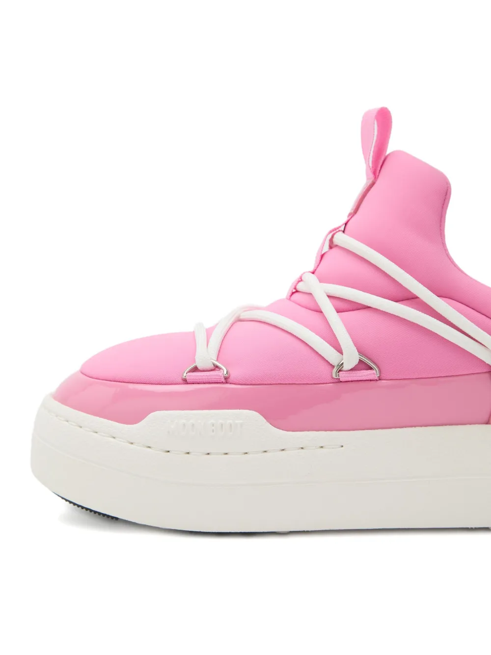Moon Boot Park Lace-up Low-top Sneakers In Pink