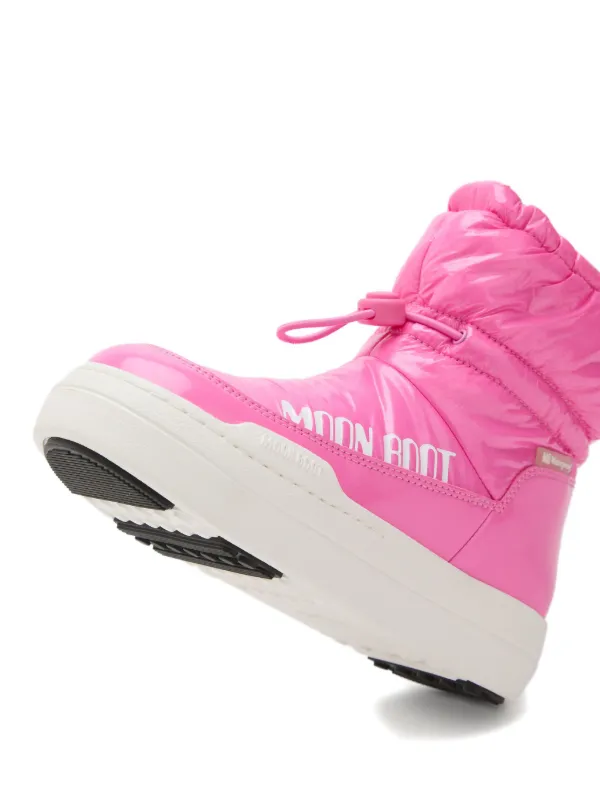 Moon Boot Kids キルティング スノーブーツ | ピンク | FARFETCH JP