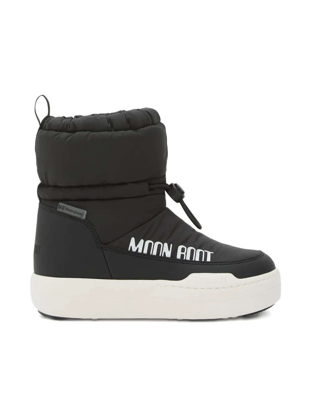 Moon Boot Kids Park Strap quilted snow boots Black