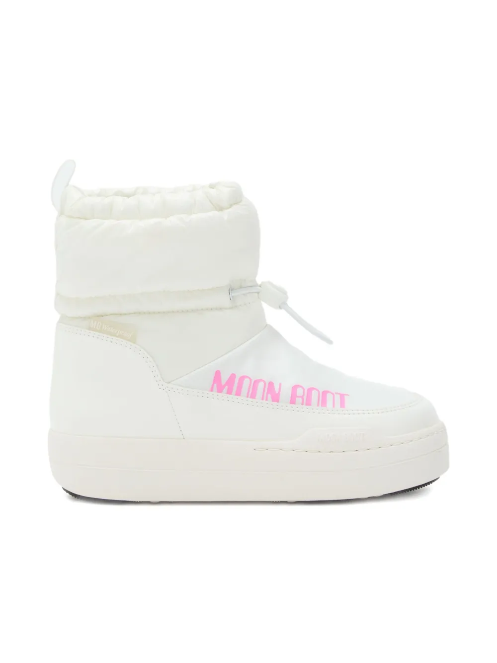 Moon Boot Kids padded mid-calf snow boots White