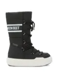 Moon Boot Kids lace-up padded snow boots - Black